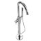 Milano Mirage - Modern Freestanding Bath Shower Mixer Tap with Hand Shower - Chrome