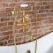 Milano Zandra - Industrial Style Wall Mounted Bath Shower Mixer Tap - Choice of Finish