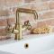 Milano Zandra - Industrial Style Two Handle Mono Basin Mixer Tap - Choice of Finish