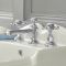 Milano Elizabeth - Traditional Crosshead 3 Tap-Hole Basin Mixer Tap - Choice of Finish