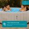 Lay-Z-Spa Paris - AirJet Inflatable 6 Person Hot Tub with LED Lights