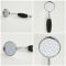 Milano Elizabeth - Chrome and Black Traditional Thermostatic Shower with Riser Rail and Shower Head (2 Outlet)