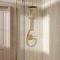 Crosswater MPRO - Crossbox Thermostatic Shower Set 4 with Fixed Head & Handset - Choice of Finish and Outlet