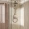 Crosswater MPRO - Crossbox Thermostatic Shower Set 4 with Fixed Head & Handset - Choice of Finish and Outlet