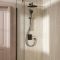 Crosswater MPRO - Crossbox Thermostatic Shower Set 4 with Fixed Head & Handset - Choice of Finish and Outlet