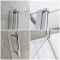 Milano Portland - Chrome Hinged Double Door Corner Wet Room Shower Enclosure - Choice of Size