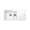 Harlyn Daymer - 1.5 Bowl Granite Kitchen Sink with Reversible Drainer - Choice of Finish