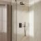 Crosswater MPRO - Design Thermostatic Shower Set 3 with Fixed Head & Handset - Choice of Finish and Outlet
