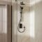 Crosswater MPRO - Design Thermostatic Shower Set 4 with Fixed Head & Handset - Choice of Finish and Outlet