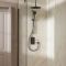 Crosswater MPRO - Design Thermostatic Shower Set 4 with Fixed Head & Handset - Choice of Finish and Outlet