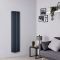 Milano Aruba - Middle Connection Vertical Designer Radiator - Double Panel - Anthracite
