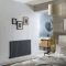 Milano Capri - Electric Anthracite Horizontal Designer Radiator - 635mm Tall - Choice of Size and Wi-Fi Thermostat - Plug-In and Hardwired Options