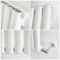 Milano Aruba - 1784mm Dry Heat Vertical Electric Designer Radiator - Choice of Finish, Size and Wi-Fi Thermostat