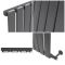 Milano Alpha - 1784mm Dry Heat Vertical Electric Designer Radiator - Choice of Size, Finish and Wi-Fi Thermostat