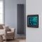 Milano Alpha - 1784mm Dry Heat Vertical Electric Designer Radiator - Choice of Size, Finish and Wi-Fi Thermostat