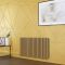 Milano Aruba - Electric Autumn Yellow Horizontal Designer Radiator - 635mm Tall - Choice of Size, Thermostat and Cable Cover
