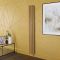 Milano Aruba - Electric Autumn Yellow Vertical Designer Radiator - Choice of Size and Wi-Fi Thermostat