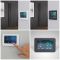 Milano Aruba - Electric Carbon Grey Vertical Designer Radiator - Choice of Size and Wi-Fi Thermostat