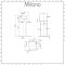 Milano Capri - Matt Black Designer Radiator Floor-Mounting Feet