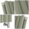 Milano Aruba - Electric Sage Leaf Green Vertical Designer Radiator - Choice of Size and Wi-Fi Thermostat