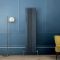 Milano Windsor - Vertical Traditional Column Radiator - 3 Column - Blue Custom Colours
