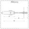 Milano - Flow Diverter 15mm Inlet - Anthracite
