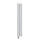 Milano Aruba - Electric White Vertical Designer Radiator - Choice of Size and Wi-Fi Thermostat - Plug-In and Hardwired Options
