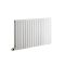 Milano Capri - Electric White Horizontal Designer Radiator - 635mm Tall - Choice of Size and Wi-Fi Thermostat - Plug-In and Hardwired Options