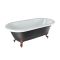 Milano Legend - Traditional Roll Top Freestanding Bath - 1780mm x 825mm - Choice of Metallic Colours and Feet Finish