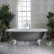 Milano Legend - Traditional Roll Top Freestanding Bath - 1780mm x 825mm - Choice of Metallic Colours and Feet Finish