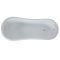 Milano Hest - Stone Grey Traditional Freestanding Slipper Bath with Chrome Feet - 1710mm x 740mm (No Tap-Holes)