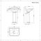 Milano Windsor - Traditional 3 Tap-Hole Basin with Full Pedestal - 590mm