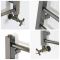 Milano Ezra - Dark Gold Stainless Steel Flat Heated Towel Rail - Choice of Size