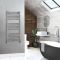 Milano - Straight Heated Towel Rail - Choice of Finish and Size