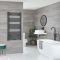 Milano Neva - Electric Anthracite Heated Towel Rail - Choice of Size and Heating Element