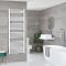 Milano Neva - Electric White Heated Towel Rail - Choice of Size and Heating Element