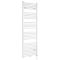Milano Neva - Electric White Heated Towel Rail - Choice of Size and Heating Element