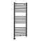 Milano Kent - Electric Anthracite Curved Heated Towel Rail - Choice of Size and Heating Element