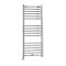 Milano Kent - Electric Chrome Curved Heated Towel Rail - Choice of Size and Heating Element