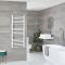 Milano Ive - Electric White Curved Heated Towel Rail - Choice of Size and Heating Element