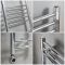 Milano Kent - Electric Chrome Straight Heated Towel Rail - Choice of Size and Heating Element