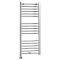 Milano Kent - Electric Chrome Straight Heated Towel Rail - Choice of Size and Heating Element