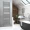 Milano Kent - Electric Chrome Straight Heated Towel Rail - Choice of Size and Heating Element
