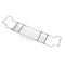 Milano Elizabeth - Traditional Chrome Adjustable Bath Rack
