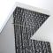 Milano Tahuata - Modern Exposed Thermostatic Shower Tower Panel with Large Shower Head, Hand Shower and Body Jets - Chrome