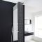 Milano Tahuata - Modern Exposed Thermostatic Shower Tower Panel with Large Shower Head, Hand Shower and Body Jets - Chrome