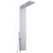 Milano Tahuata - Modern Exposed Thermostatic Shower Tower Panel with Large Shower Head, Hand Shower and Body Jets - Chrome