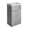 Milano Lurus - Modern Rivington Toilet and Basin Combination Unit - 500mm x 890mm - Choice of Finish