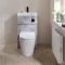 Milano Lurus - Modern Rivington Toilet and Basin Combination Unit - 500mm x 890mm - Choice of Finish