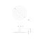 Crosswater MPRO - Round Fixed Shower Head - 200mm - Choice of Finish